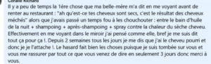 témoignage pour Crinière Libérée