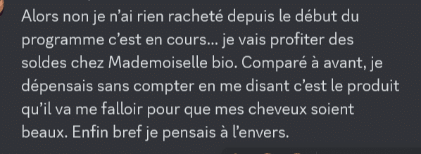 témoignage cliente sur les produits pour cheveux bouclés