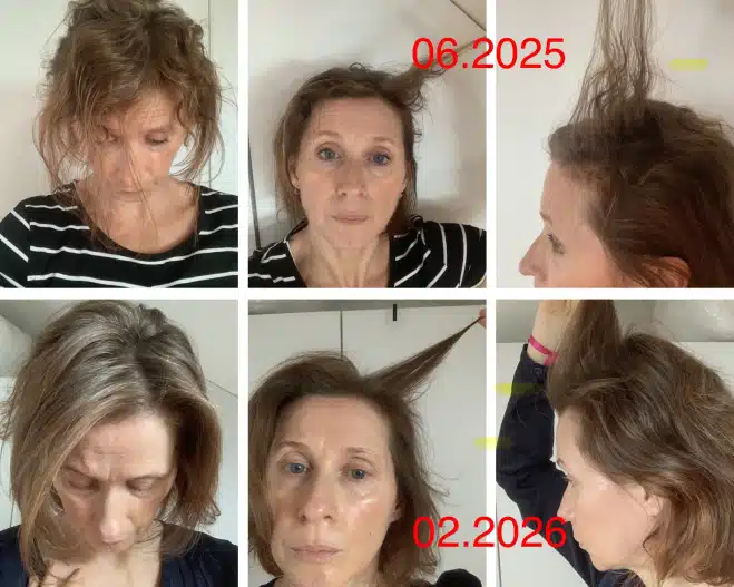 avant après masse et volume cheveux fins